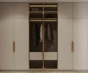 Armoire en bois au design contemporain de luxe pour chambre à coucher de haute qualité avec un maximum de rangement et de durabilité - Product Image 4