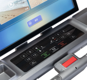 Tapis roulant électrique portatif de forme physique pour le manuel d'écran d'affichage à cristaux liquides d'utilisation de gymnase à la maison pour le moteur sans fil de la musculation <span class=keywords><strong>Cardio</strong></span> 120kg - Product Image 2