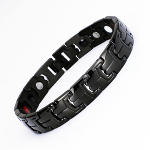 Engravable Logo Men's Genuine <strong>Bracelet</strong> Stainless Steel Black Boyfriend <strong>Bracelet</strong> <strong>Kinetic</strong> <strong>Energy</strong> <strong>Bracelet</strong> - Product Image 3