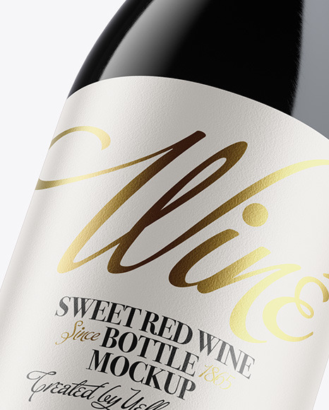Custom Adhesive Wine Bottle Sticker Label Personalized Black Wine Sticker Labels