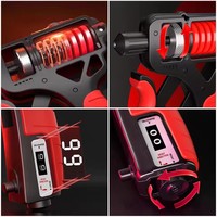 CHENGMO SPORTS 5-165kg Main Pince Renforceur Doigt Grip Force Exerciseur Résistance Musculation avec Compteur