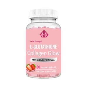 Gummies éclaircissantes OEM au L-Glutathion et Collagène Peptide pour l'éclat de la peau, soin anti-pigmentation et élimination des taches brunes, extraits végétaux, 60 unités - Product Image 1