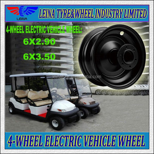Llantas para vehículos eléctricos de 4 ruedas de alta calidad de China 8X5.5 8X5.50 8X7 8X7.0 8X7.00 ruedas de acero para vehículos de <span class=keywords><strong>remolque</strong></span> y go-kart - Product Image 2
