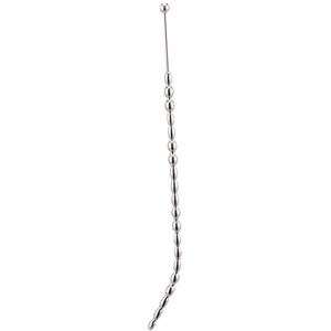Spina uretrale in metallo piegato uretrale suono uretra occhio di cavallo spina dilatatore uretrale maschile cateteri per adulti giocattoli del sesso per gli uomini - Product Image 2
