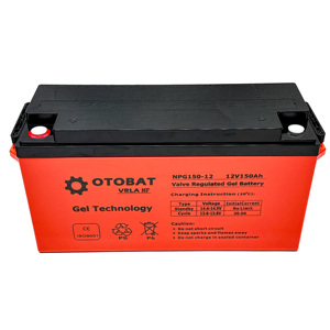 Otobat 12V 200AH วาล์ว150AH แบตเตอรี่พลังงานแสงอาทิตย์แบบเจลที่มีการควบคุมเครื่องใช้ไฟฟ้าในบ้านการบำรุงรักษาฟรีระบบเก็บพลังงาน UPS 20HR <span class=keywords><strong>4V</strong></span> - Product Image 2