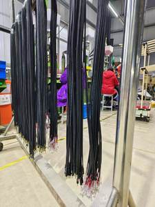 DC5521สายไฟ DC ตัวเมีย2เมตรถึง6.3มม. สายไฟขั้วต่ออิเล็กทรอนิกส์หุ้มฉนวนพีวีซีสีดำและสีขาว - Product Image 3