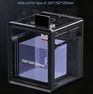 Small Scale Industrial 3D Printer for Home School with Multicolor Fast Speed Printing up 250mm/s Enclosed Desktop FDM 3D Printer