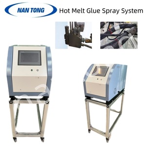 Système de pulvérisation de colle thermofusible Nantou 10L 220V 3200W, quatre commandes, deux pistolets, pour le collage de boîtes en carton - Product Image 3