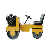 Rouleau 25 pouces vibrant pour faire de la marche et l'arrière, un appareil compact pour paver les tapis de route