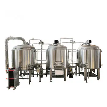 โรงงานผลิตเบียร์นำร่องระบบขายอุปกรณ์การต้มเบียร์ที่ใช้แล้ว500L 5HL 5BBL