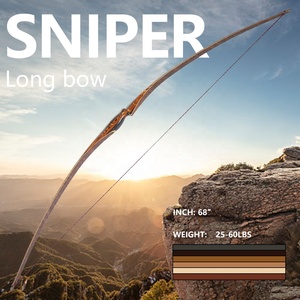 Vente chaude Nouveau Sniper 68 Pouces Main Droite Personnalisé Haute Qualité <span class=keywords><strong>Bois</strong></span> De Marque Traditionnel <span class=keywords><strong>Arc</strong></span> <span class=keywords><strong>Longbow</strong></span> - Product Image 2
