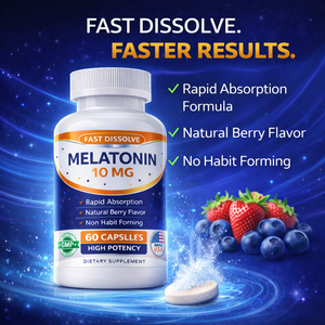 Complément de sommeil personnalisé à la mélatonine, <span class=keywords><strong>capsules</strong></span> à dissolution rapide, haute puissance, soutien au sommeil pour adultes, norme américaine GMP - Product Image 2