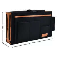 Paniers de rangement de haute qualité multi-poches paniers de rangement en feutre insérer sac en feutre maison sac suspendu de chevet