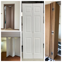 Porte intérieure en bois à pliage moderne, livraison directe d'usine, pour rénovation de maison, couleur et dimensions personnalisées