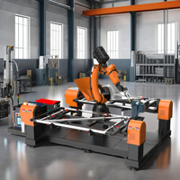 Stasiun Las otomatis baru stasiun kerja Robot efisiensi tinggi dengan mesin roda gigi Motor & roda gigi untuk industri ritel