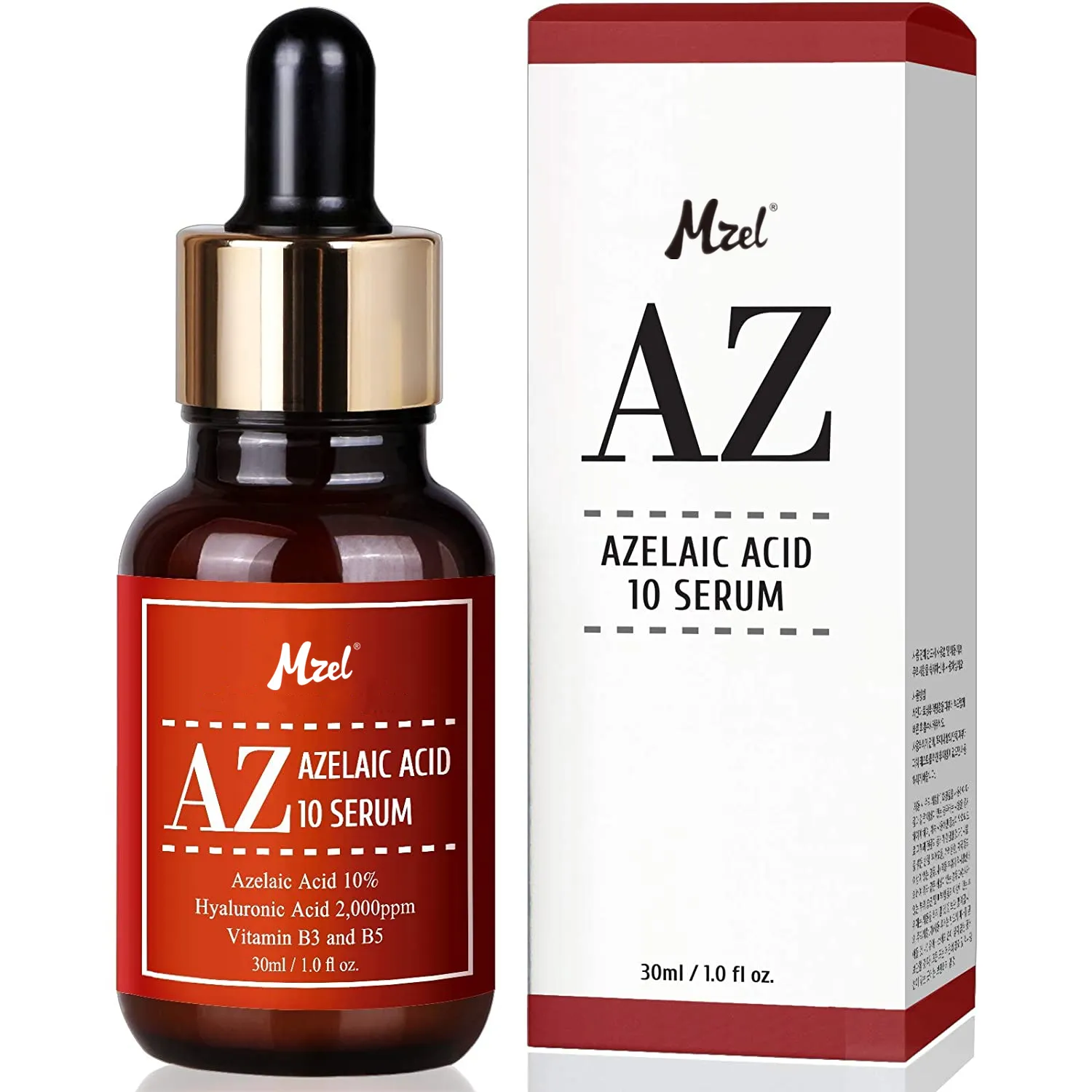 Private Label Skin Care acido azelaico 10% siero viso con Niacinamide