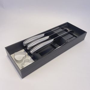 Organizzatori <span class=keywords><strong>per</strong></span> Cassetti in Metallo Goldmine, Porta Coltelli, Contenitori <span class=keywords><strong>per</strong></span> Spezie, <span class=keywords><strong>Divisori</strong></span> <span class=keywords><strong>per</strong></span> Cassetti di Armadi da <span class=keywords><strong>Cucina</strong></span> - Product Image 2