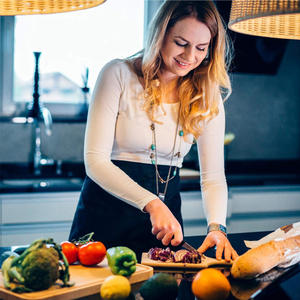 Grembiule Corto Personalizzato in Poliestere e Cotone per Chef, Cucina, Bar, Caffetteria, con 3 Tasche, Impermeabile, Nero, per <span class=keywords><strong>Camerieri</strong></span> - Product Image 5