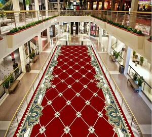 High Quality Printed Needle Punched Exhibition <strong>Carpet</strong> Non Woven Red Commercial <strong>Carpet</strong> <strong>Rolls</strong> - Product Image 6