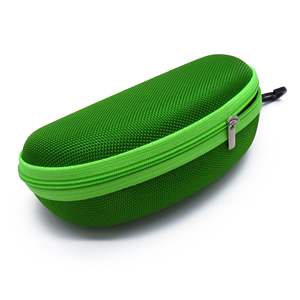 Estuche de gafas de sol portátil personalizable con cremallera Carcasa dura EVa Protector Logotipo personalizado gratis Caja de gafas Estilo clásico - Product Image 3