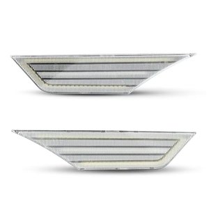 Luce di Segnalazione Laterale LED per Parafango Anteriore, DRL per Honda Civic 10GEN 2016-2019, Indicatore di Direzione Bicolore Commutabile - Product Image 2
