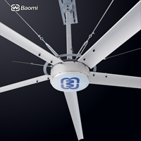 Ventilateur de plafond à grande lame avec moteur central Système à haute vitesse et à faible tourbillon pour la ventilation des mosquées