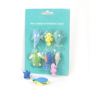 Soododo XDDA Custom novità all'ingrosso per bambini cartone animato giocattolo 3D animali matita gomma delfino gomma gomma - Product Image 6