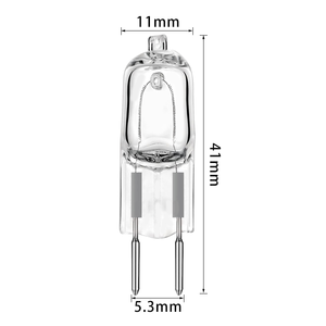 Lámpara halógena G5.3 de alta calidad, 12V, 35W, iluminación de paisaje regulable, bombilla de vidrio de género único - Product Image 6