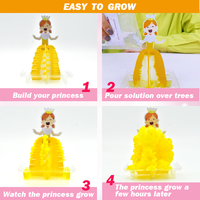 BIG BANG SCIENCE Fabricant de jouets ODM/OEM Kit de culture de cristaux Princesse Mignonne Arbre de cristaux magique Jouet éducatif STEAM pour la pratique manuelle