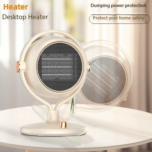 Nouveau radiateur électrique de bureau pour la maison, le bureau et la salle de bain, avec protection contre la surchauffe, ventilateur de chauffage PTC électrique portable - Product Image 3