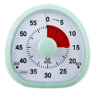 Volume magnétique réglable NOUVEAU Minuterie visuelle Minuterie four silencieuse de 60 minutes avec minuterie compte à rebours magnétique pour enfants et adultes étude - Product Image 3