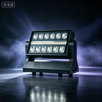 STSLITE-400W Projecteur LED RGBW Wash Strobe 12x15W 5060 LED RGBW avec contrôle DMX par segments, Projecteur mural de scène pour spectacle