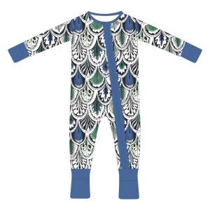 Nuevo Diseño 2025, Pelele de Bambú Suave para Bebé, Mono para Dormir para Recién Nacido, Cierre de Cremallera de Dos Vías, Personalizado, Unisex, Cómodo y Transpirable - Product Image 1