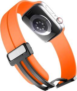 Offre Spéciale <span class=keywords><strong>boucle</strong></span> magnétique de luxe confortable en silicone confortable à porter adapté au <span class=keywords><strong>bracelet</strong></span> de montre de la série IWatch - Product Image 5