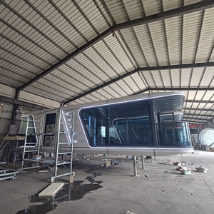 <span class=keywords><strong>Maison</strong></span> Capsule à Vendre : Espace Moderne, Structure en Acier Préfabriquée, <span class=keywords><strong>Maison</strong></span> Ronde pour Location Vacances et Vie en Station Balnéaire, Alimentation Solaire - Product Image 2