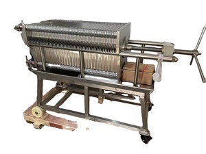 מסנן צלחות ומסגרות ידני חדש מנירוסטה בדרגת מזון לסינון יין, שמן וחלב - Product Image 6