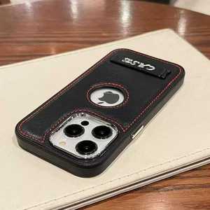 Phổ biến duy nhất Clip khung kinh doanh da mạ điện ống kính thiếu nhãn chống mùa thu bảo vệ trường hợp - Product Image 4