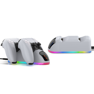 RGB Kép Điều Khiển Gamepad Sạc Trạm Dock Cho Chơi Trạm 5 Cho PS5 Không Dây Điều Khiển Sạc Đứng Sạc - Product Image 3