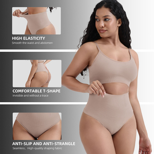 Nouvel Arrivage Prix Usine Ensemble de Shapewear Sculptant Style String pour Femme, pour Compression, Yoga, Entraînement, Streetwear ou Superposition - Product Image 4