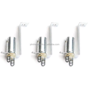 Support de lampe-Base à baïonnette Support de lampe Douille d'<span class=keywords><strong>ampoule</strong></span> BA9S Douille de lampe à flipper Base à baïonnette à 3 bornes - Product Image 1