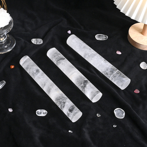 Nouveau produit Cylindre en cristal naturel poli à la main Cylindre en quartz transparent pour la décoration - Product Image 4