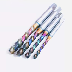 Robinet spécial en spirale en aluminium à haute teneur en cobalt DLC pour robinet à filetage court à tête plate en alliage d'aluminium moulé sous pression à deux cannelures <span class=keywords><strong>4</strong></span> - Product Image 5