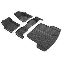 Tapis de sol Auto, accessoires de voiture, matériau TPE noir pour grand canon mural 2019 pour GWM Poer série P GWM Ute POER RUMAN et SUCAN