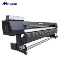 Mimage-impresora solvente ecológica de 3,2 m y 10 pies de ancho, máquina de impresión con plóter flexible, precio