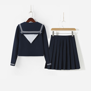 2025年女子高生制服セットAラインプリーツスカートシャツ服セットJKセーラー制服コスプレ - Product Image 4