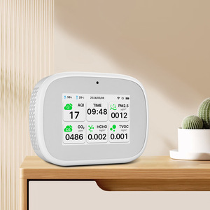 Air Quality Monitor 10-in-1 LCD Display Infrared CO2 Laser PM2.5 TVOC Formaldehyde Detection Temperature Humidity - Product Image 2