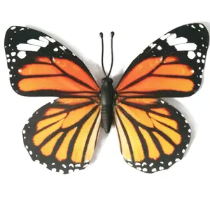 2021 Grosir Dekorasi Kupu-kupu Raja 3d Buatan Tangan Besar Buatan Tangan 50Cm 60Cm 70Cm 80Cm 100Cm 120Cm
