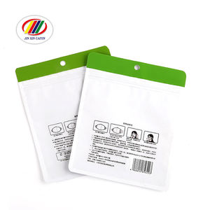 Vente directe usine – Sacs de congélation à fermeture éclair colorés, scellés sur trois côtés, en BOPP+CPP laminé, thermosoudés, transparents, pour <span class=keywords><strong>masques</strong></span> (OEM) - Product Image 2