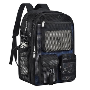 Sac à dos en maille grande capacité avec plusieurs compartiments pour hommes et femmes, idéal pour les voyages d'affaires, les trajets quotidiens, l'école - Product Image 1