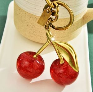Manufacturers Direct Sales Cherry <b>Key</b> <b>Chain</b> Bag Pendant Female Bag Jewelry Beautiful Car <b>Key</b> <b>Chain</b> Cross-border Hot Wholesale - Product Image 5